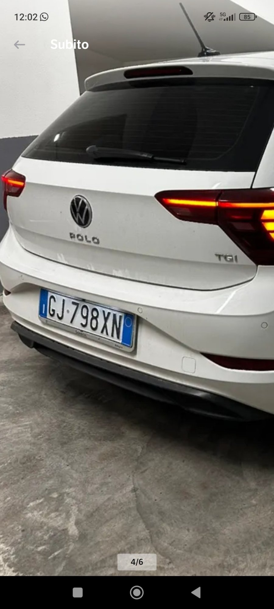 Numer rejestracyjny GJ798XN posiada VOLKSWAGEN Polo 6a serie Numer rejestracyjny GJ798XN posiada VOLKSWAGEN Polo 6a serie