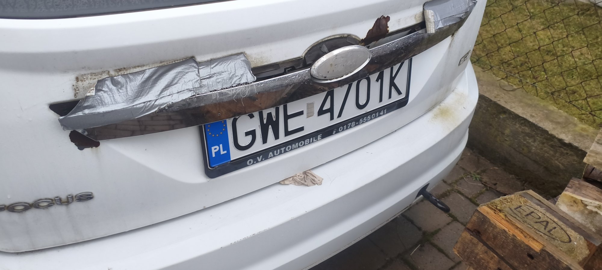 Numer rejestracyjny GWE 4701K posiada FORD Focus 2.0 TDCi MR`08 E4 Gold X - GWE4701K