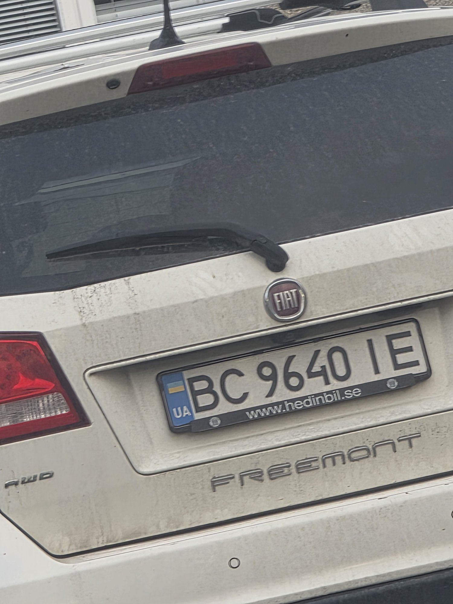 Numer rejestracyjny BC9640IE posiada Fiat Freemont