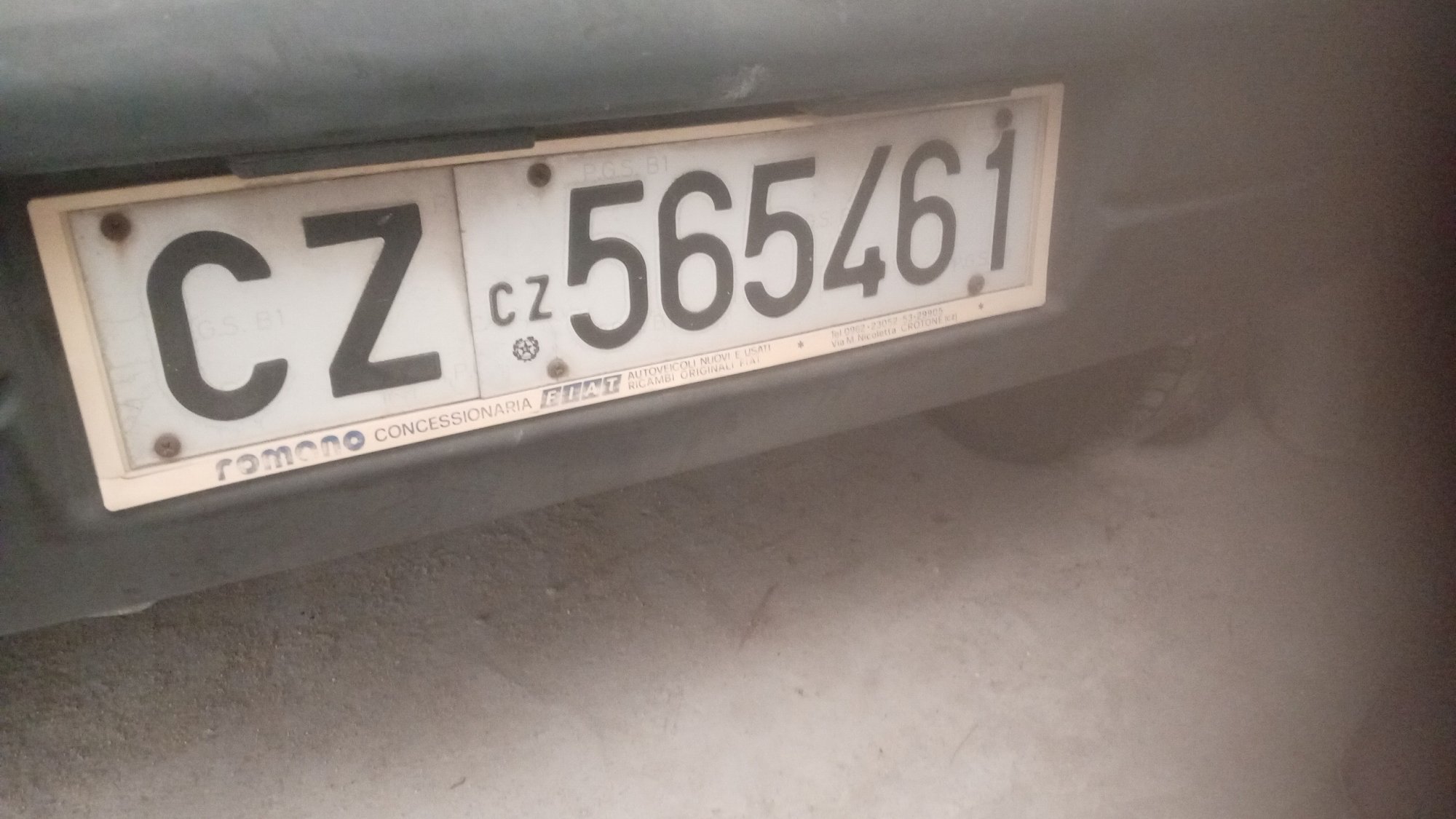 Numer rejestracyjny CZ565461 posiada FIAT Cinquecento Numer rejestracyjny CZ565461 posiada FIAT Cinquecento