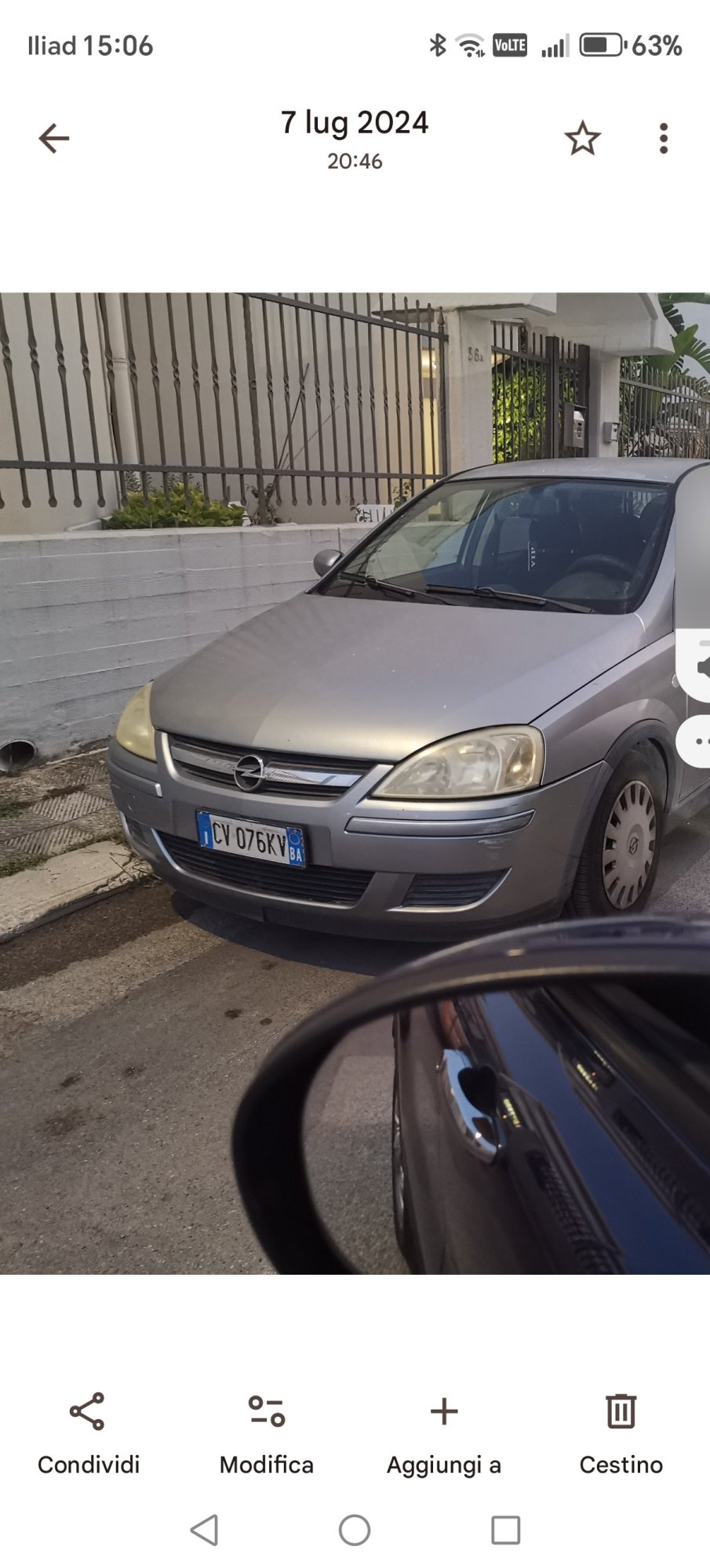Numer rejestracyjny CV076KV posiada OPEL Corsa 3a serie