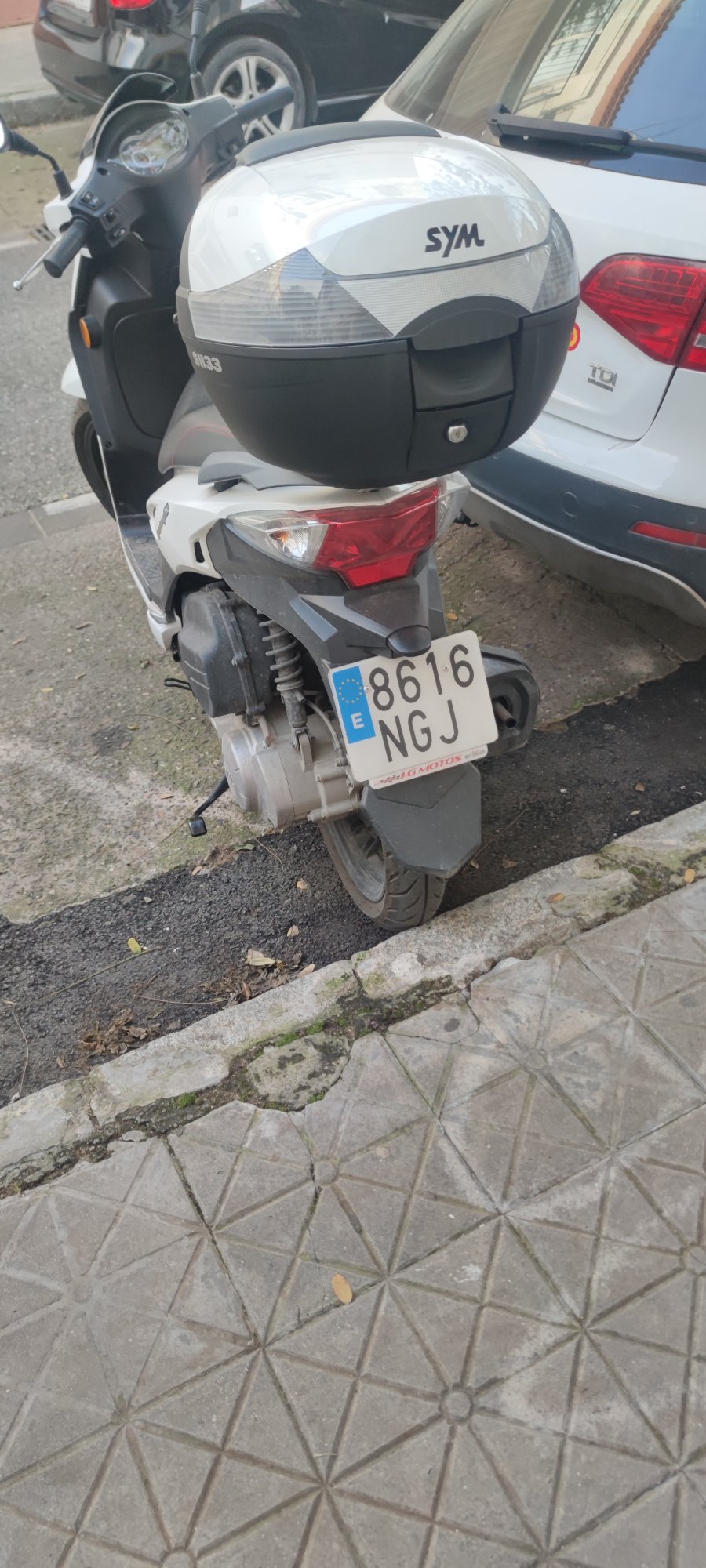 Numer rejestracyjny 8616NGJ posiada SYM JET 14 Numer rejestracyjny 8616NGJ posiada SYM JET 14