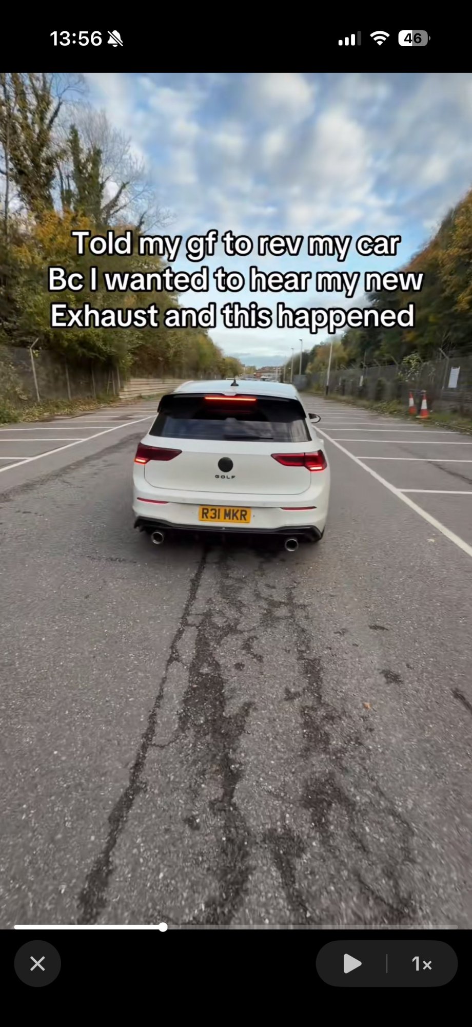 Numer rejestracyjny R31MKR posiada Volkswagen Golf