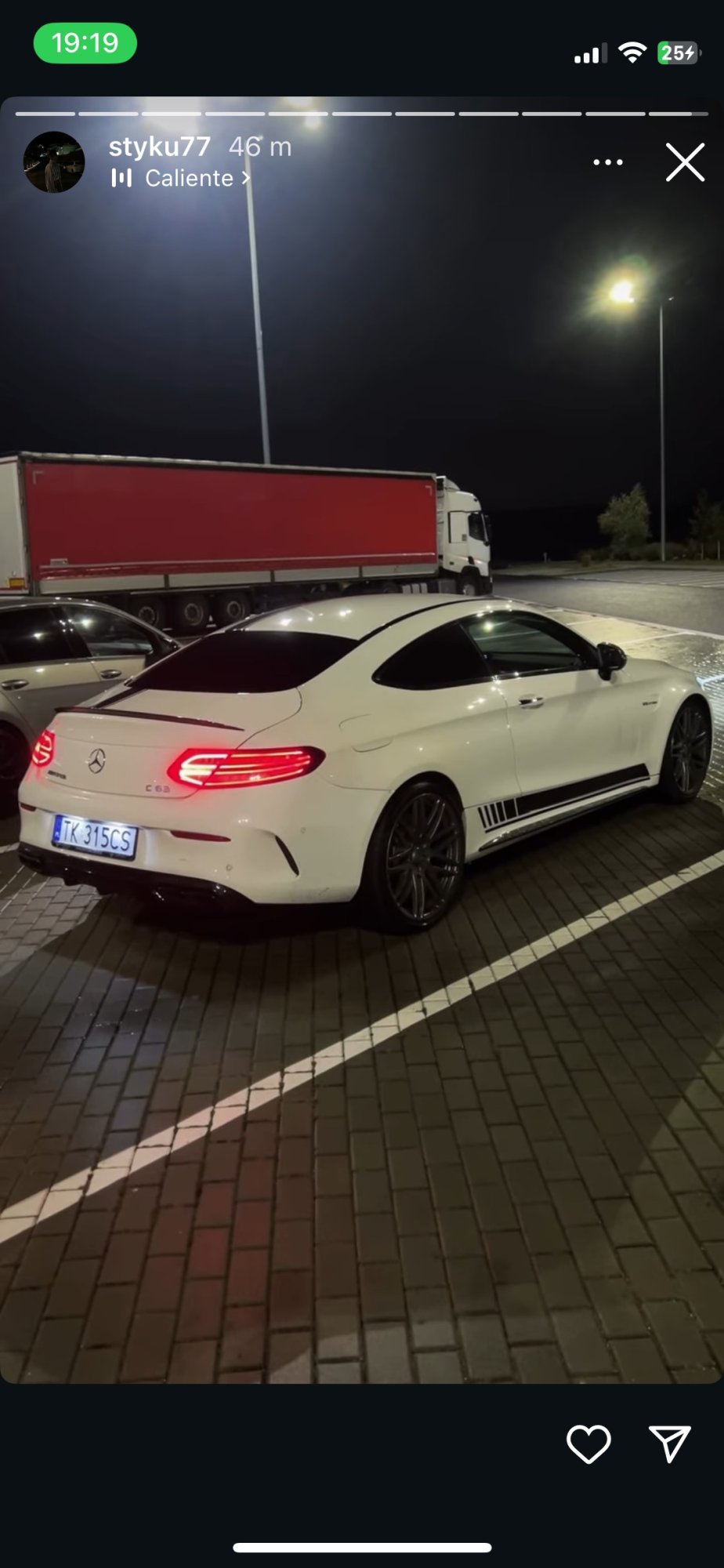 Numer rejestracyjny TK 315CS posiada MERCEDES-BENZ C 63 AMG MR`14 E6 205 C 63 AMG MR`14 E6 205 - TK315CS
