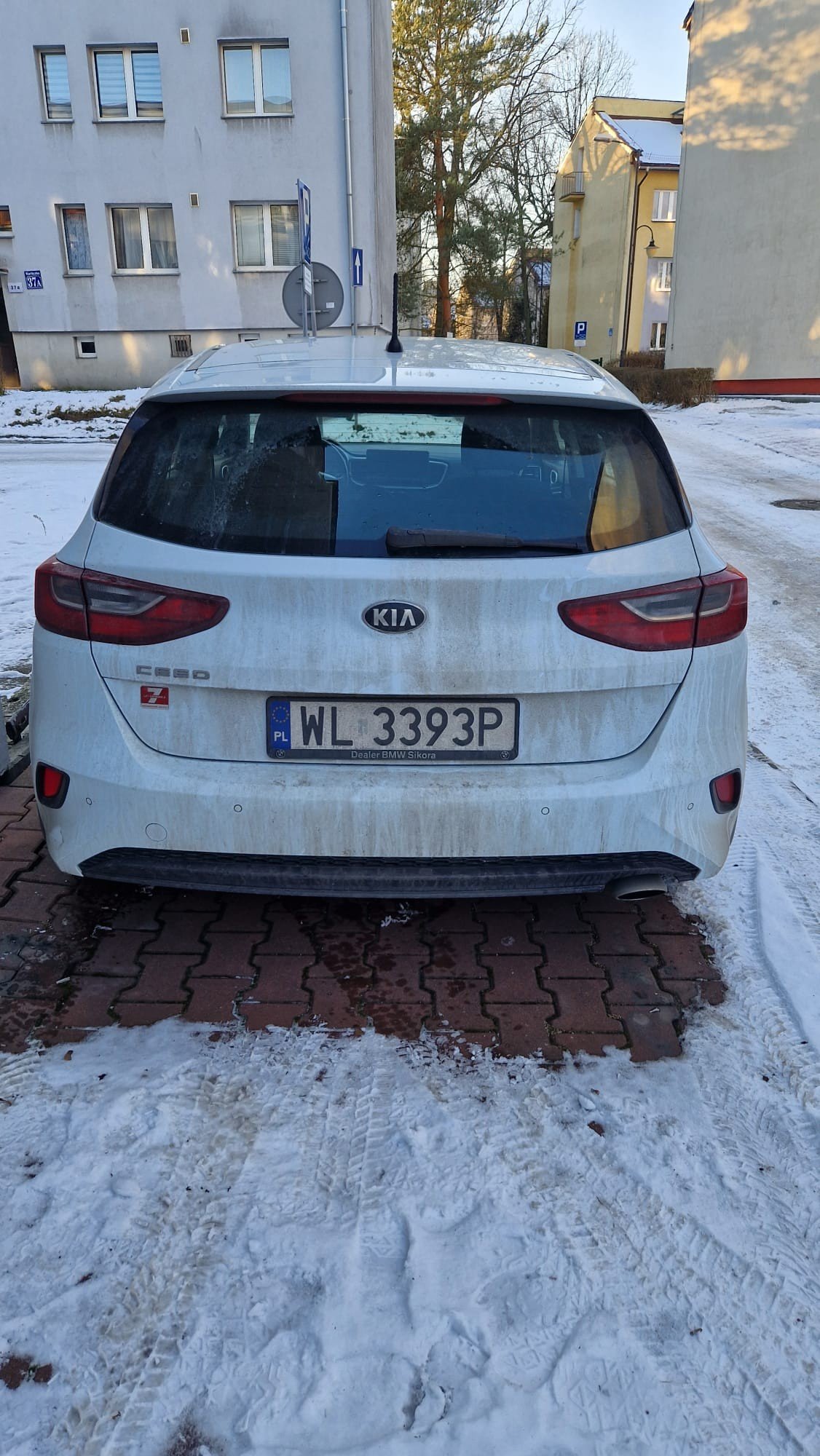 Numer rejestracyjny WL 3393P posiada KIA CEED - WL3393P