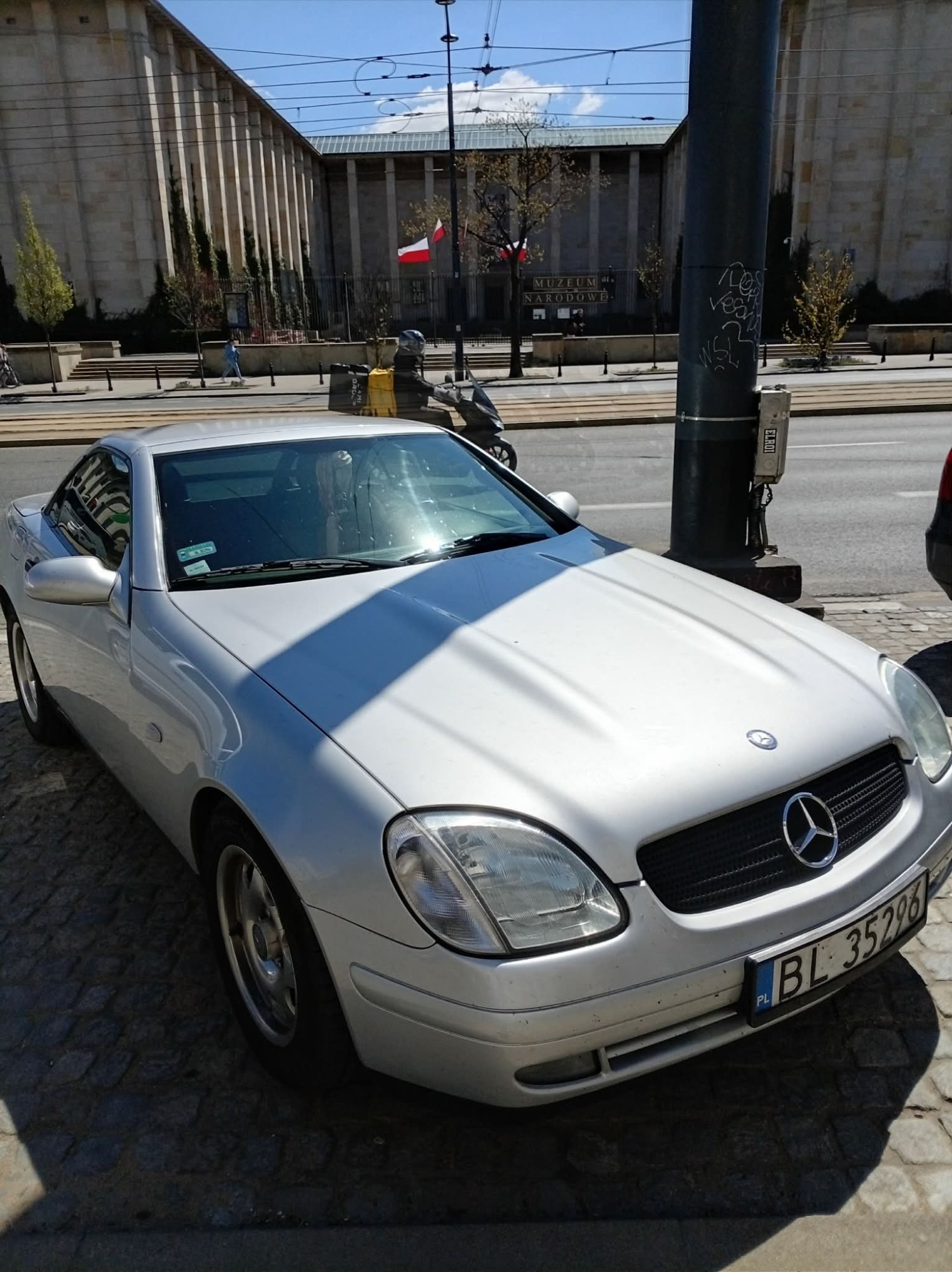 Registreringsnummeret BL 35296 har MERCEDES-BENZ SLK 200 Kat. MR`96 170 SLK 200 Kat. MR`96 170 - BL35296