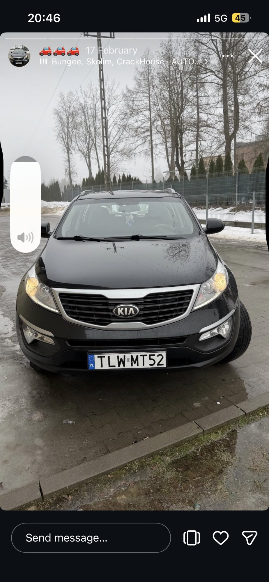Numer rejestracyjny TLW MT52 posiada KIA Sportage 1.6 GDI MR`10 E5 S - TLWMT52