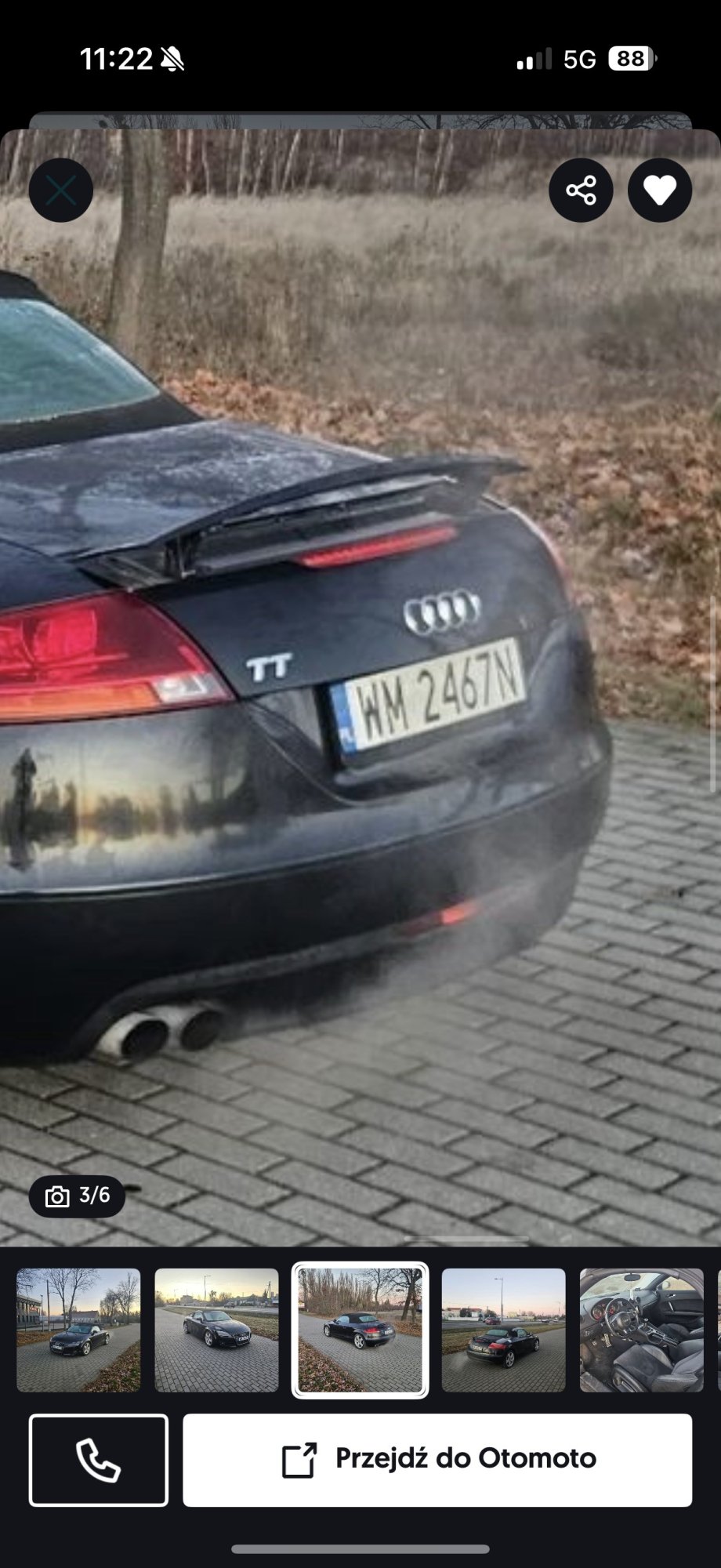 Numer rejestracyjny WM 2467N posiada AUDI TT - WM2467N Numer rejestracyjny WM 2467N posiada AUDI TT - WM2467N