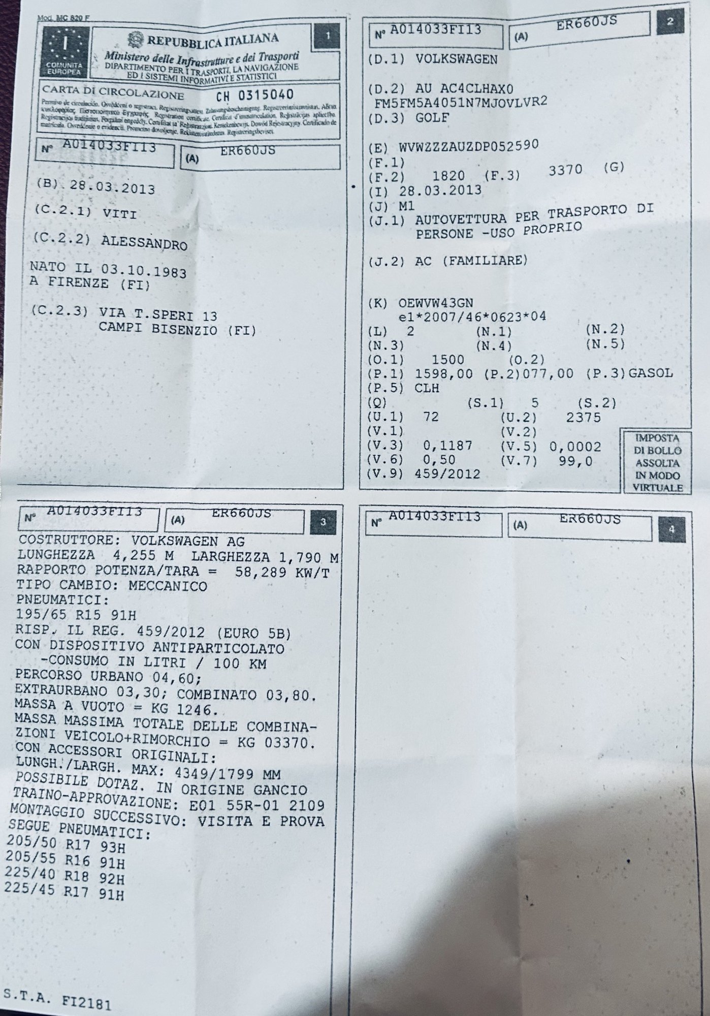 Numer rejestracyjny ER660JS posiada VOLKSWAGEN Golf 7a serie Numer rejestracyjny ER660JS posiada VOLKSWAGEN Golf 7a serie