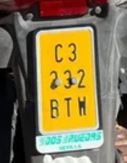 Numer rejestracyjny C3232BTW posiada KYMCO AGILITY Numer rejestracyjny C3232BTW posiada KYMCO AGILITY