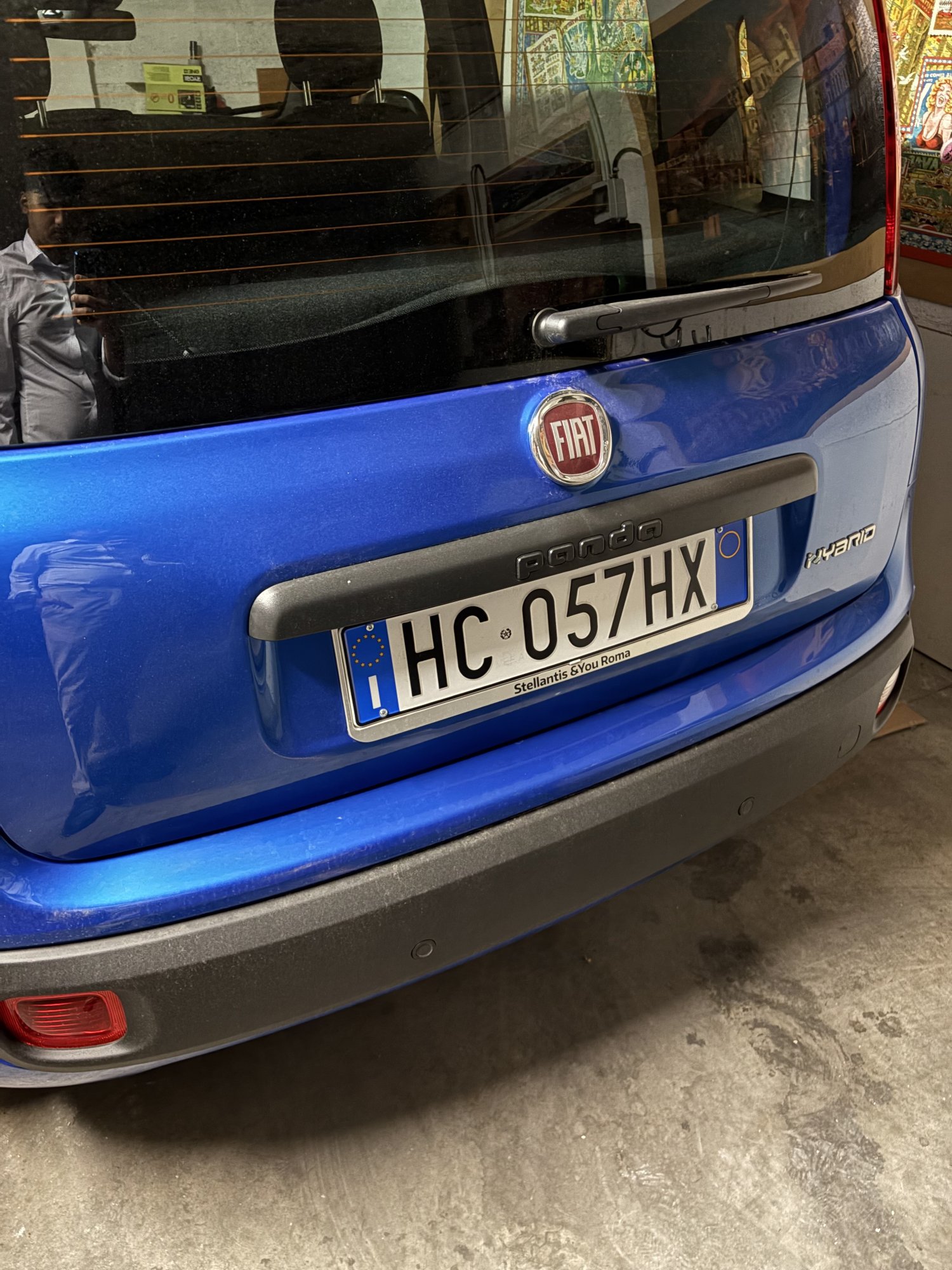 El número de registro HC057HX tiene FIAT PANDA