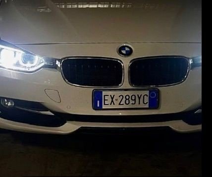 Numer rejestracyjny EX289YC posiada BMW Serie 3