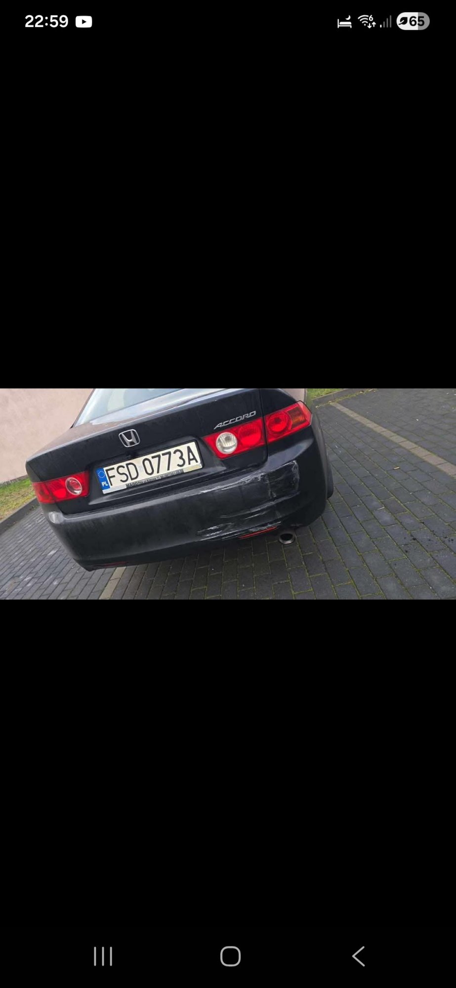 Numer rejestracyjny FSD 0773A posiada HONDA ACCORD - FSD0773A