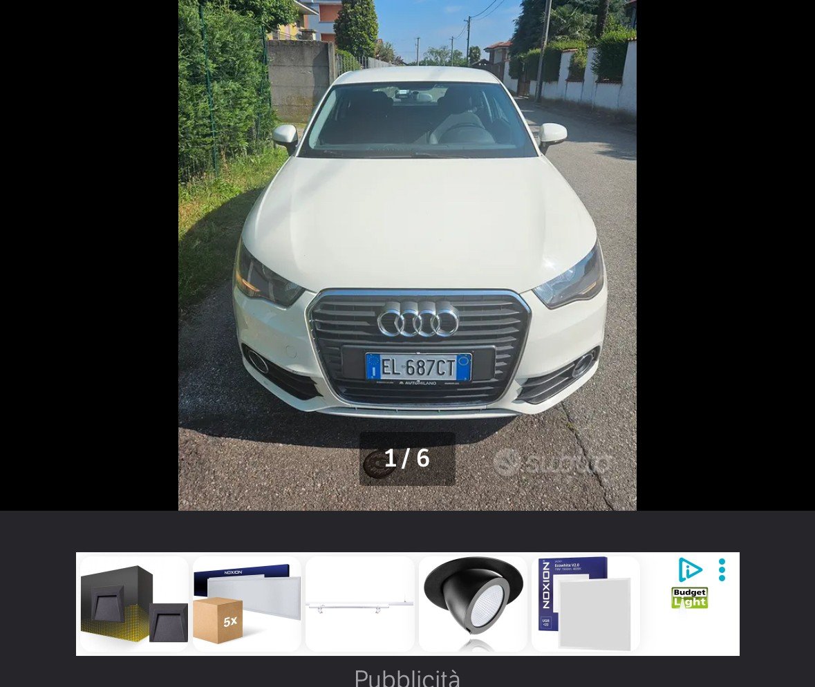 Numer rejestracyjny EL687CT posiada AUDI A1-S1