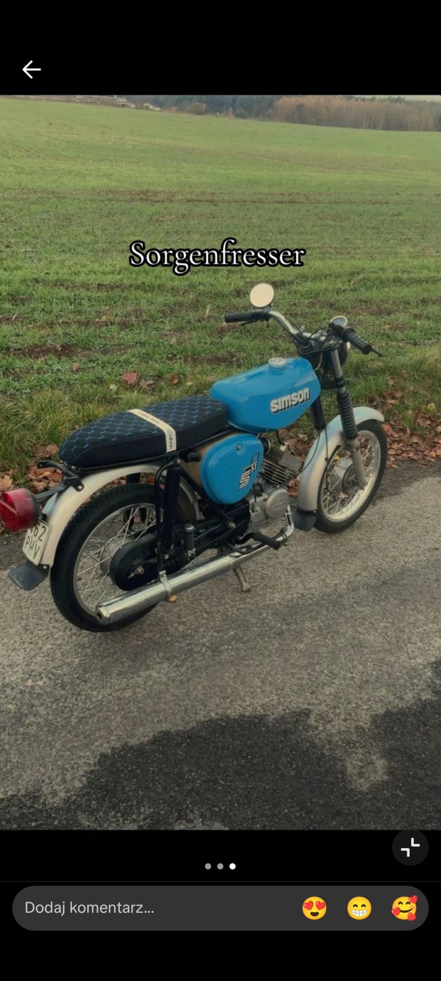 Numer rejestracyjny 302PHV posiada Simson S51