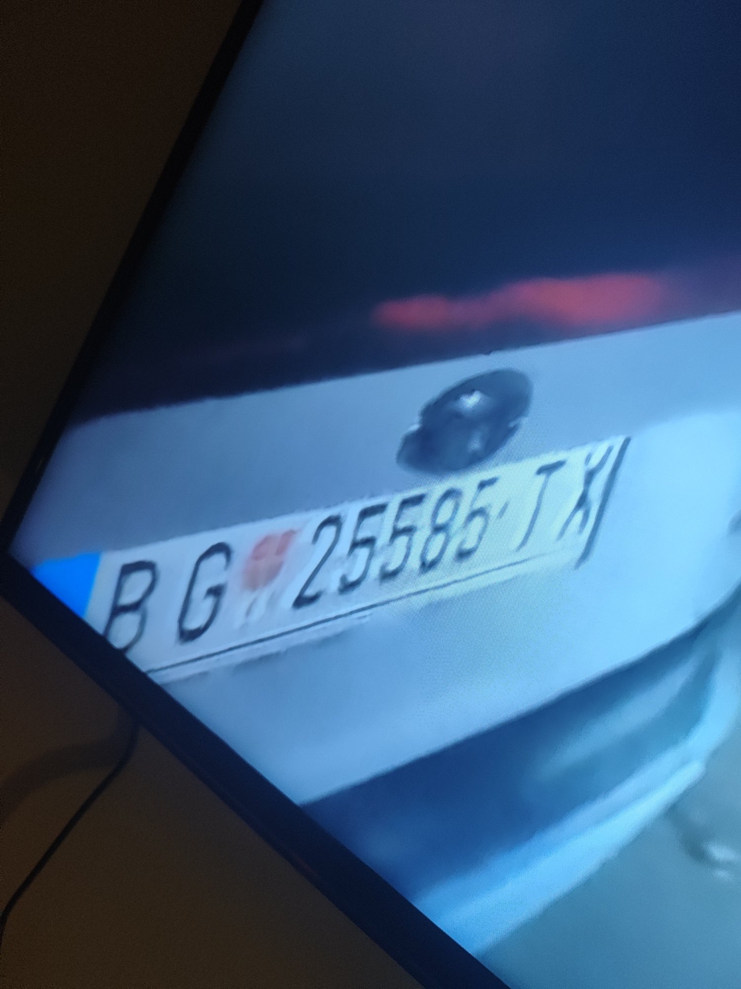 Numer rejestracyjny BG25585TX posiada  