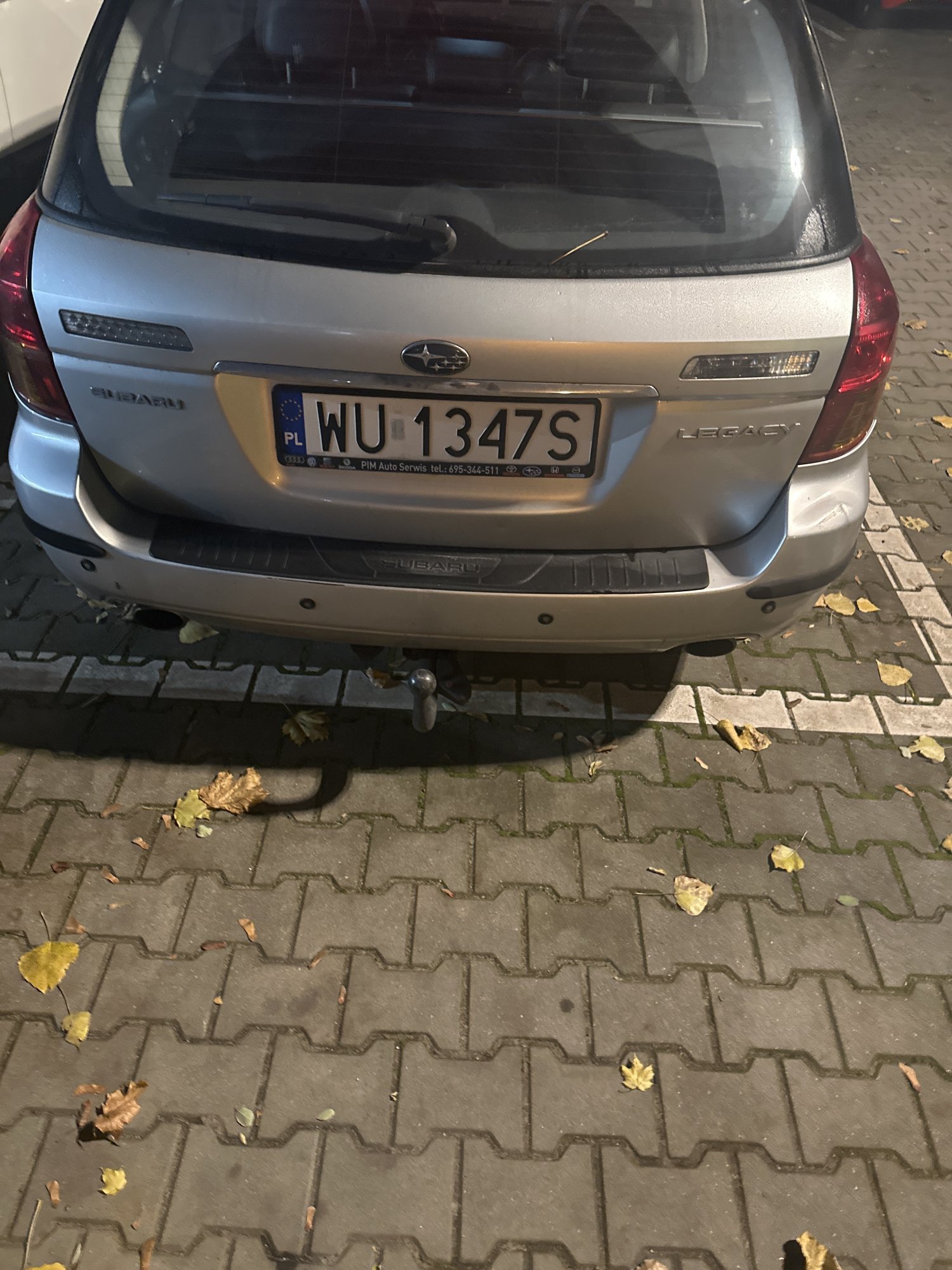 Numer rejestracyjny WU 1347S posiada SUBARU LEGACY - WU1347S