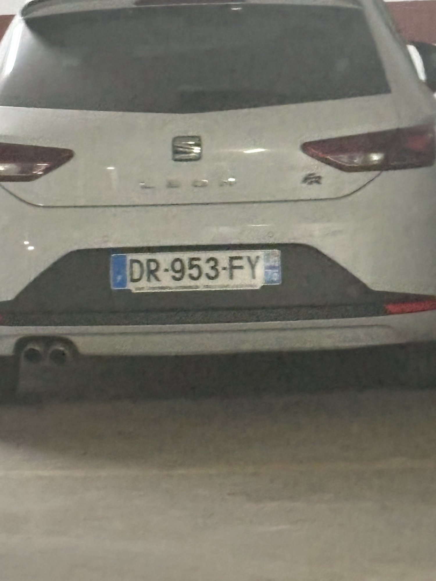 Numer rejestracyjny DR953FY posiada SEAT LEON