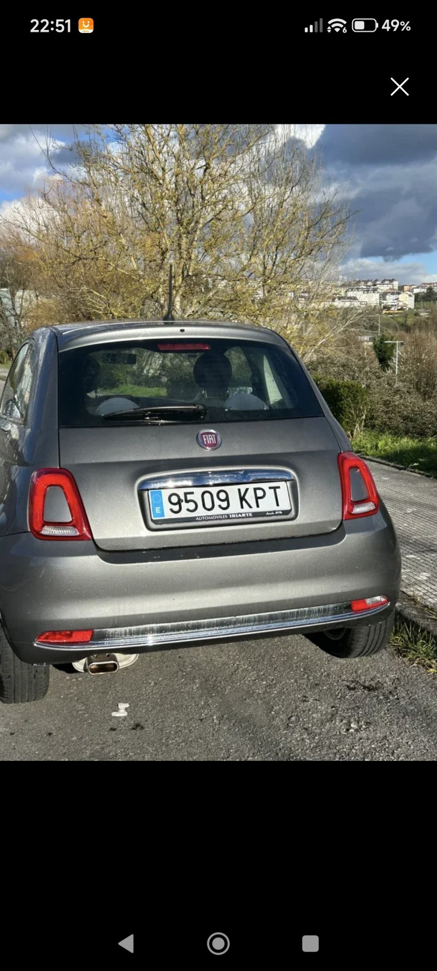 Numer rejestracyjny 9509KPT posiada FIAT 500