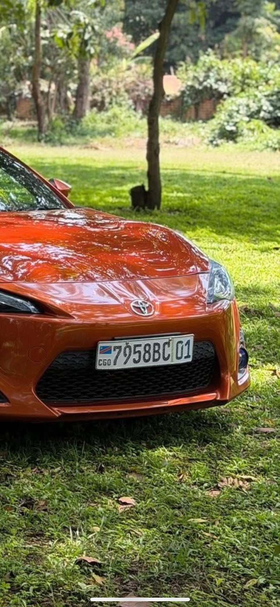 Numer rejestracyjny 7958BC01 posiada Toyota 